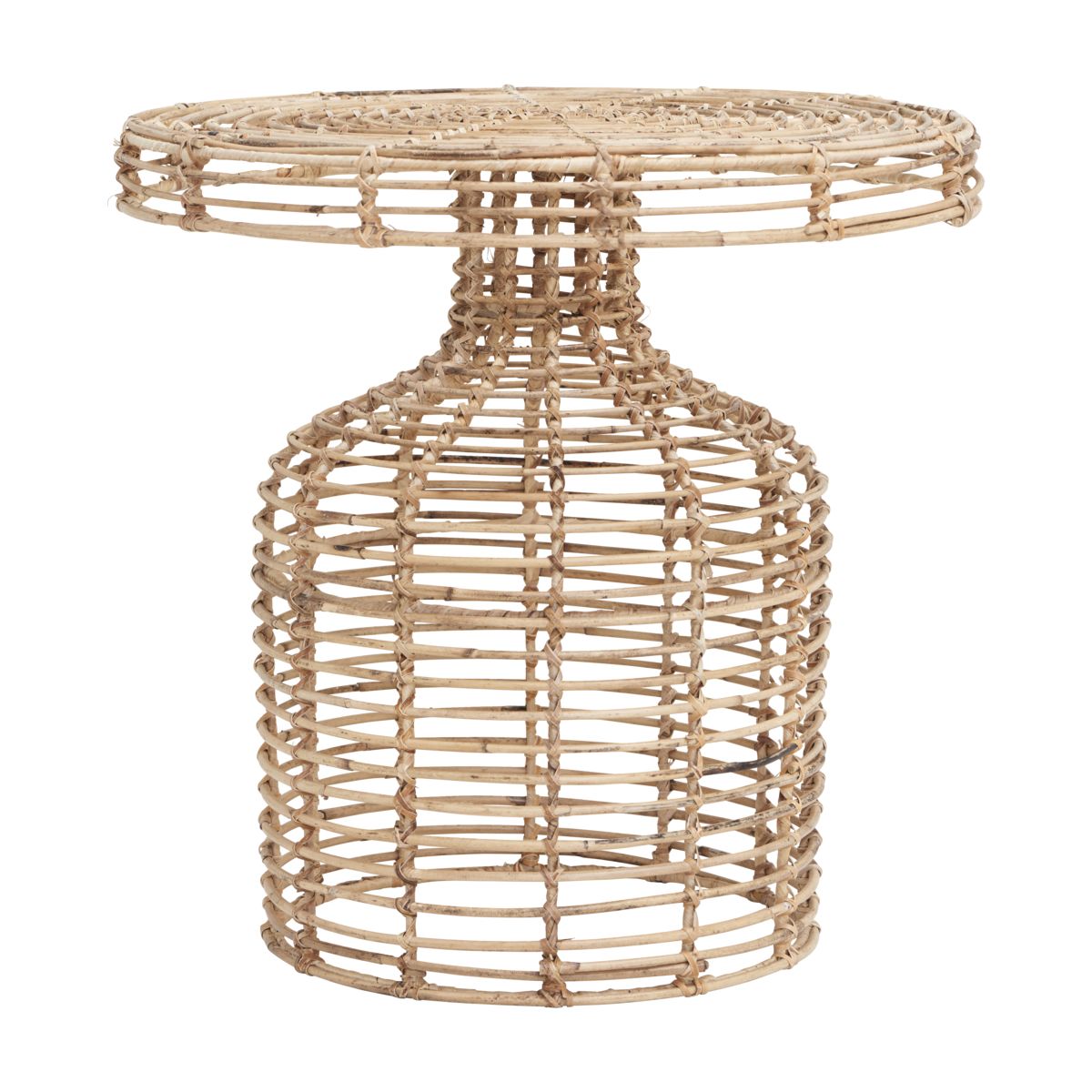 House Doctor Rattan Side Table